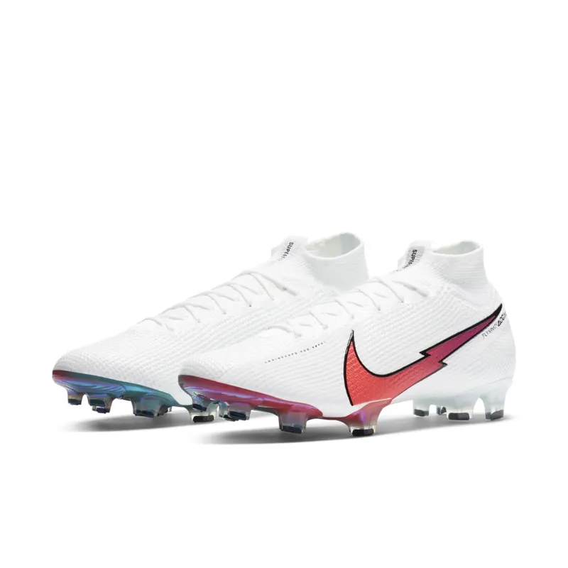 Nike Mercurial Superfly 7 Elite FG White Hyper Jade White/Hyper Jade/Flash Crimson (AQ4174-163)