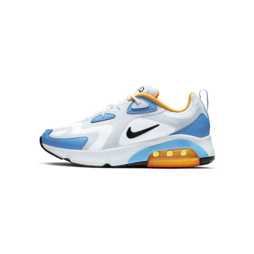 Nike Air Max 200 White University Blue (W) White/Half Blue-University Blue-Black (AT6175-101)