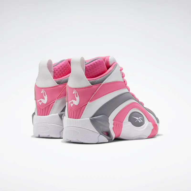 Reebok Shaqnosis Solar Pink White/Solar Pink-Skull Grey (Other Brands Reebok)