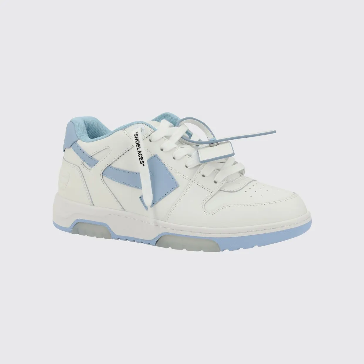 Off-White Bicolor Out Of Office Sneakers in Leather and Recycled Polyester White 2 (M189C9L0190140)
