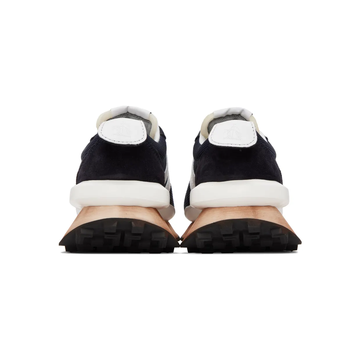 Lanvin Navy Mesh Bumpr Sneakers (FM-SKBRUN-DRAG-P20) (2)