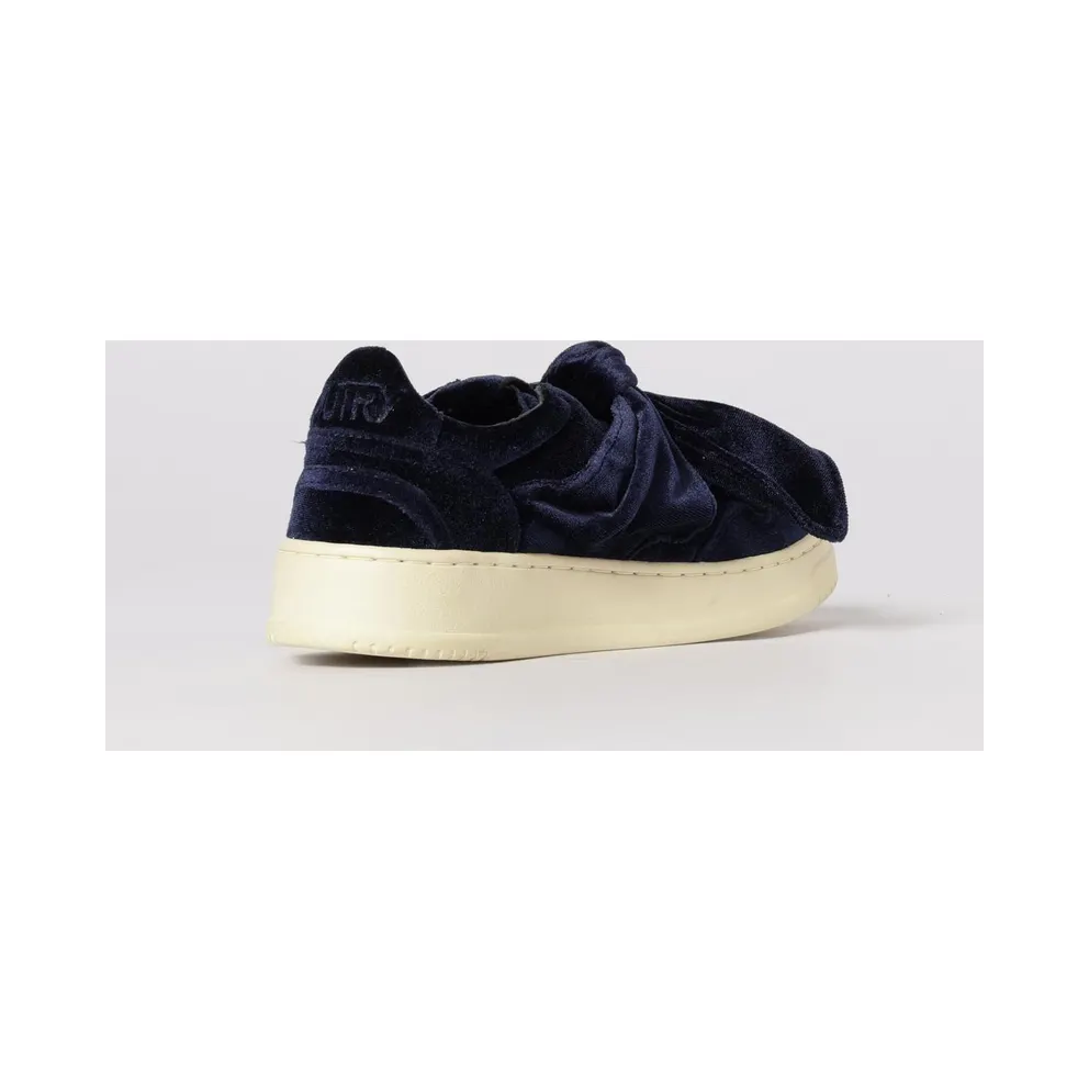 Autry Medalist Platform Low Velvet Blue (AULWVF03)
