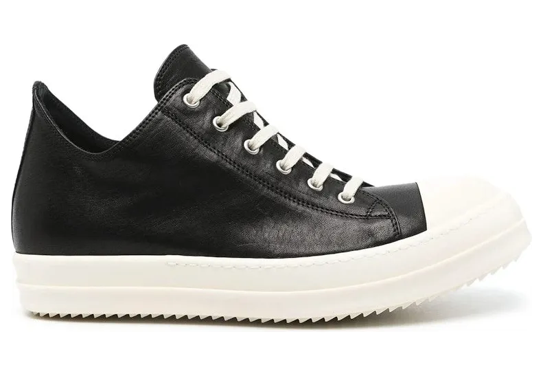 Rick Owens Hollywood Low Black Milk (RU01E5891 LGY 911)