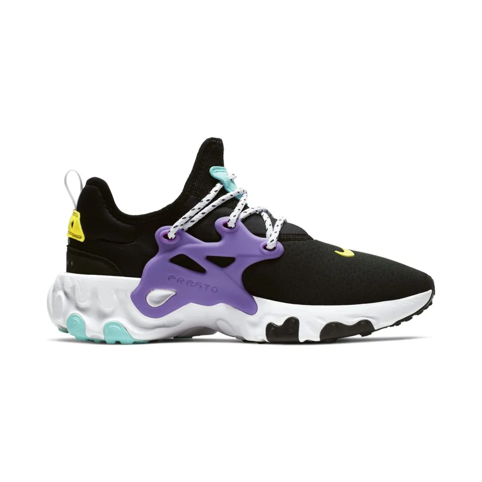 Nike React Presto Octopus Black/Dynamic Yellow-Aurora Green (CK0847-001)