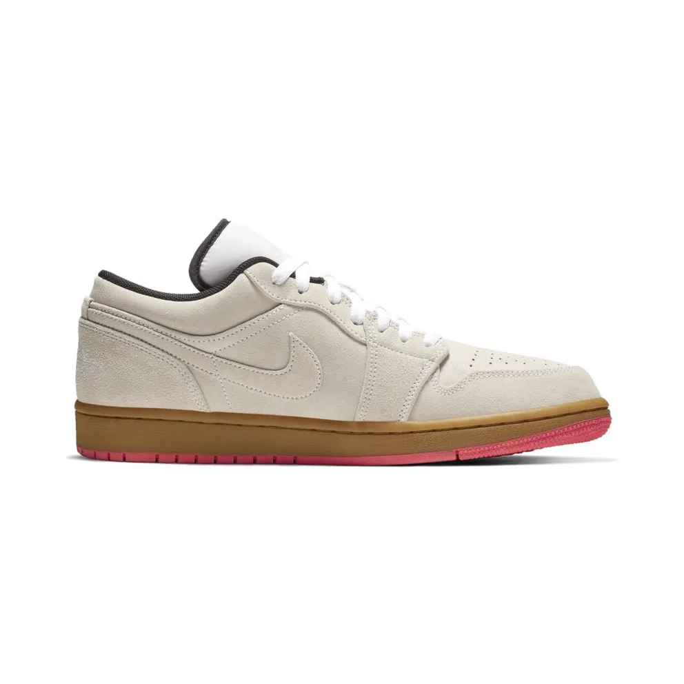 Jordan 1 Low White Gum Hyper Pink White/White-Gum Yellow-Hyper Pink (553558-119)