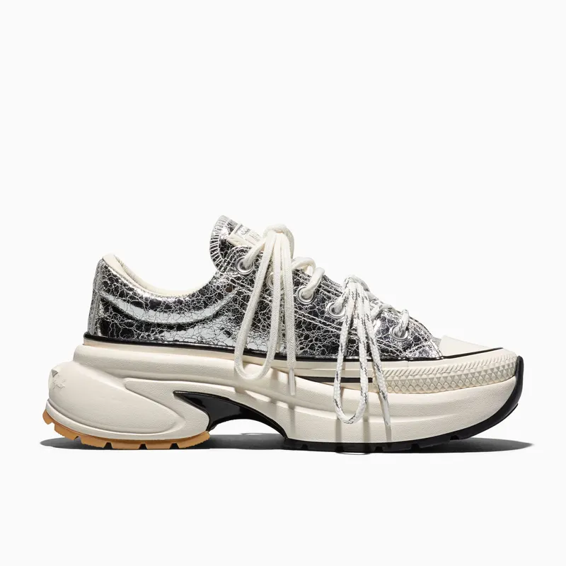 Converse Run Star Crush Distressed Patent Pure Silver Egret (A24282C)
