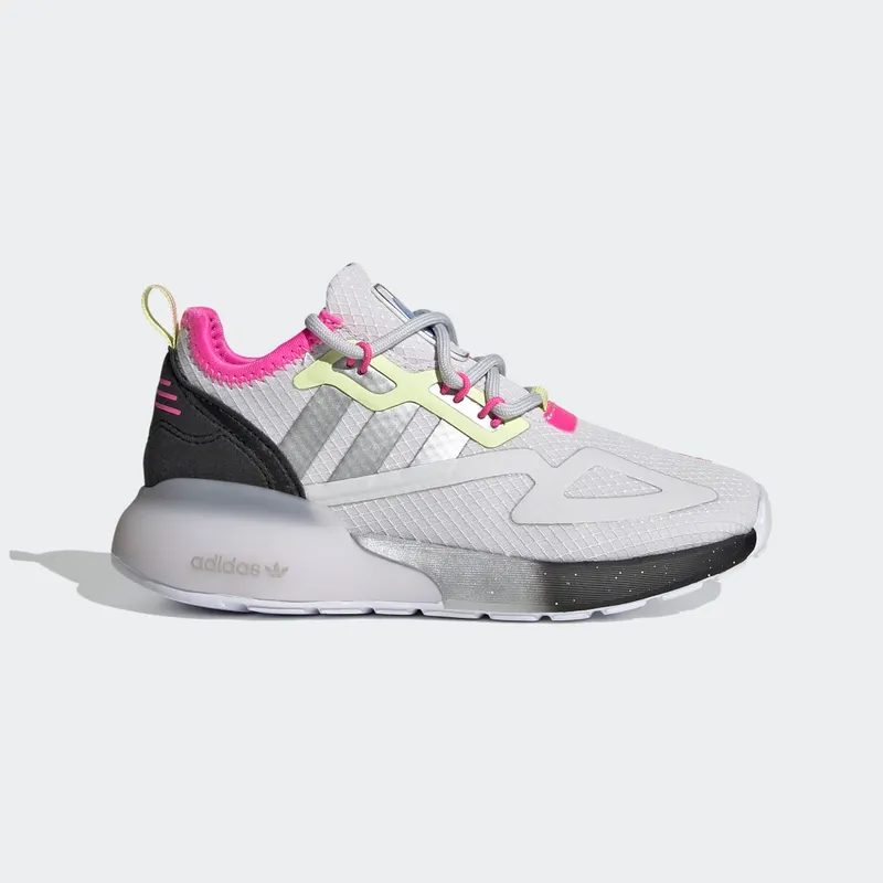 adidas ZX 2K Dash Grey / Silver Metallic / Yellow Tint (H69033)