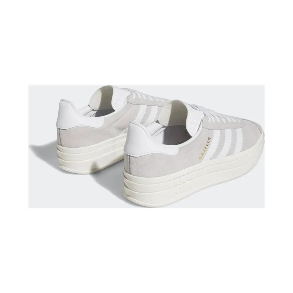 Adidas Gazelle Bold Grey Two / Cloud White / Core White (HQ6893)