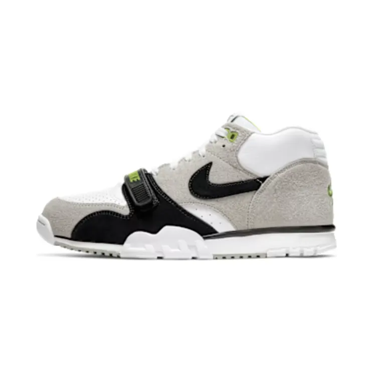 Nike Air Trainer 1 SB Retro ‘Chlorophyll’ 2020 “Medium Grey / White / Chlorophyll / Black” (CW8604-001)