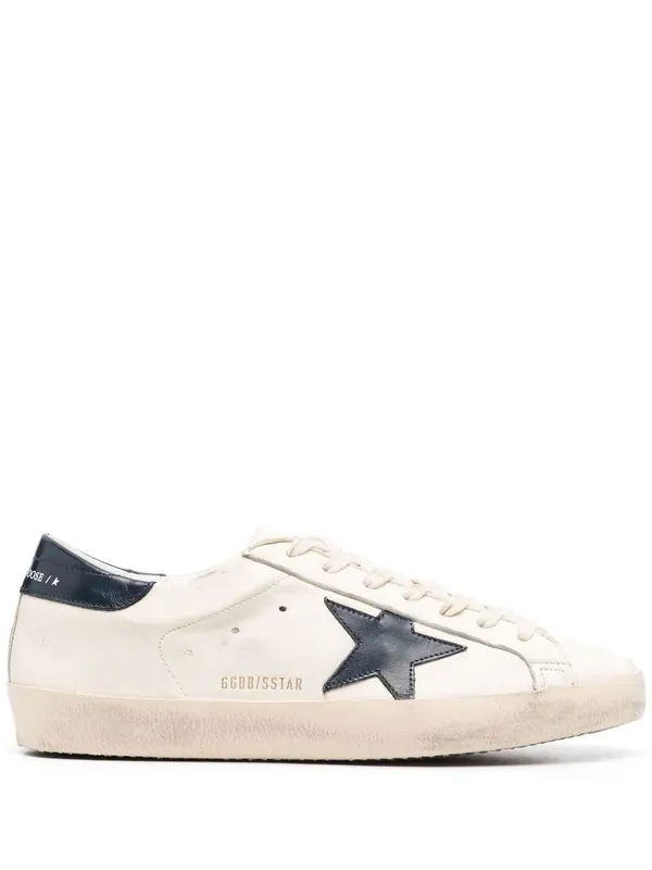 Golden Goose Super-Star Beige Night Blue (GMF00101.F004164.15430)