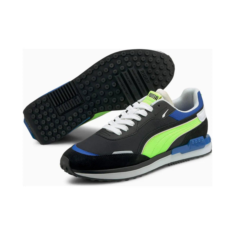 Puma City Rider Electric Black/Green (38204501)