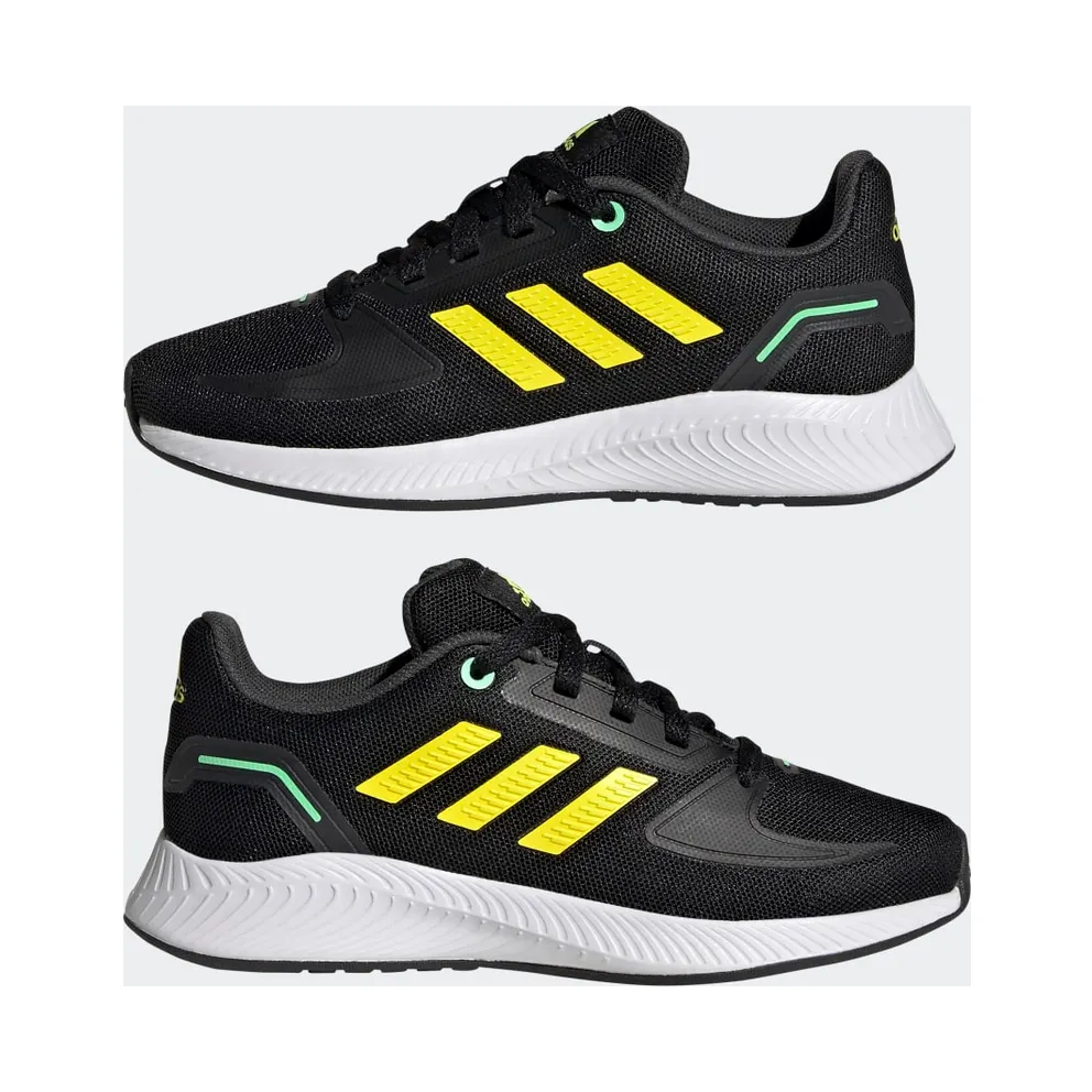 Adidas Runfalcon 2.0 Core Black / Beam Yellow / Beam Green (HR1408)