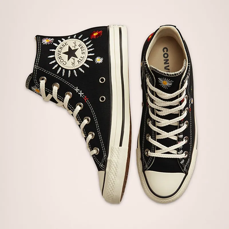Converse Chuck Taylor All Star Hi Daisy Embroidery Black (567993C)