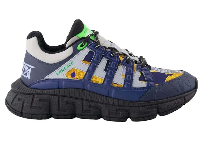 Versace Trigreca Sneakers Blue (DSU8094 1A06435 6U820)