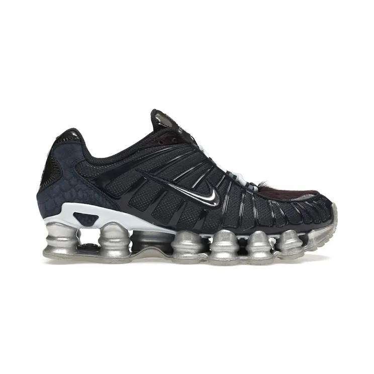 Nike Shox TL “Obsidian / Celestine Blue / Burgundy Ash / Metallic Silver” (CQ4807-400)