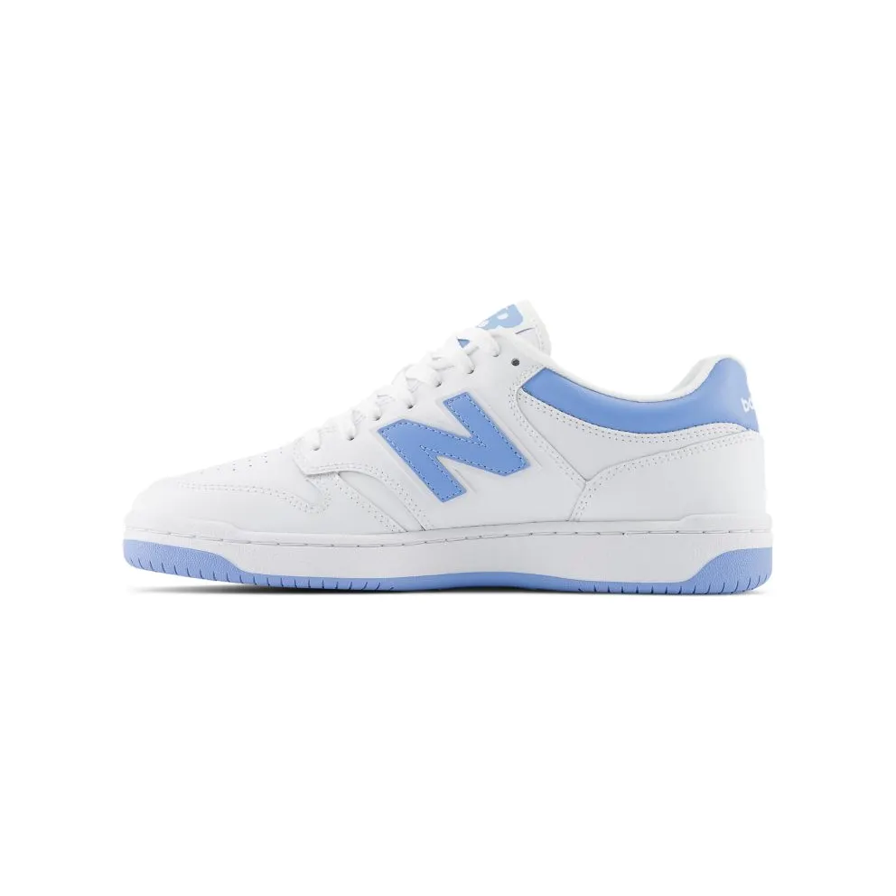 New Balance 480 UNC White Team Carolina Light Aluminum (BB480LTC)