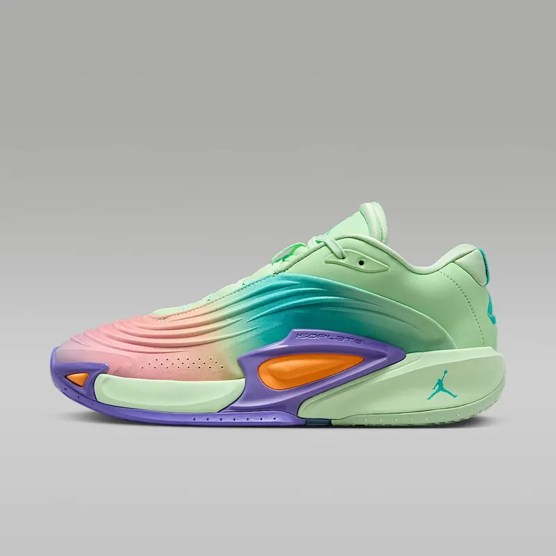 Jordan Luka 3 Blurred Vision “Vapour Green / Cone / Psychic Purple / Hyper Jade” (HQ4255-300)