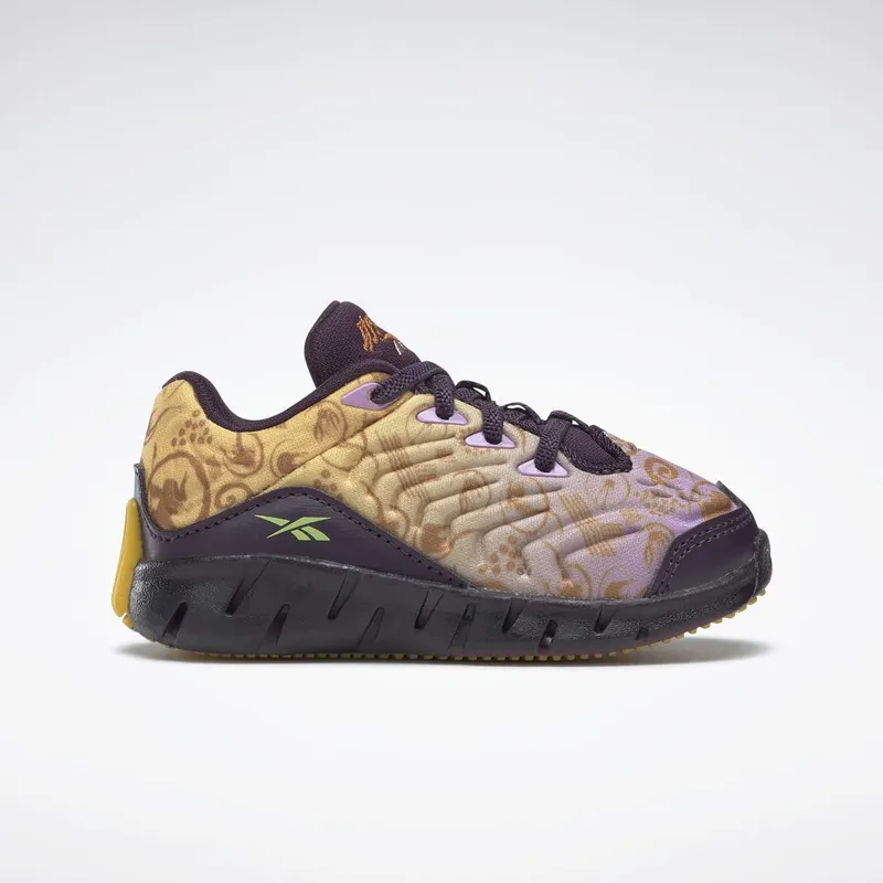Reebok Kung Fu Panda Zig Kinetica Shoes Marigold / Lavish Purple / Puzzled Purple