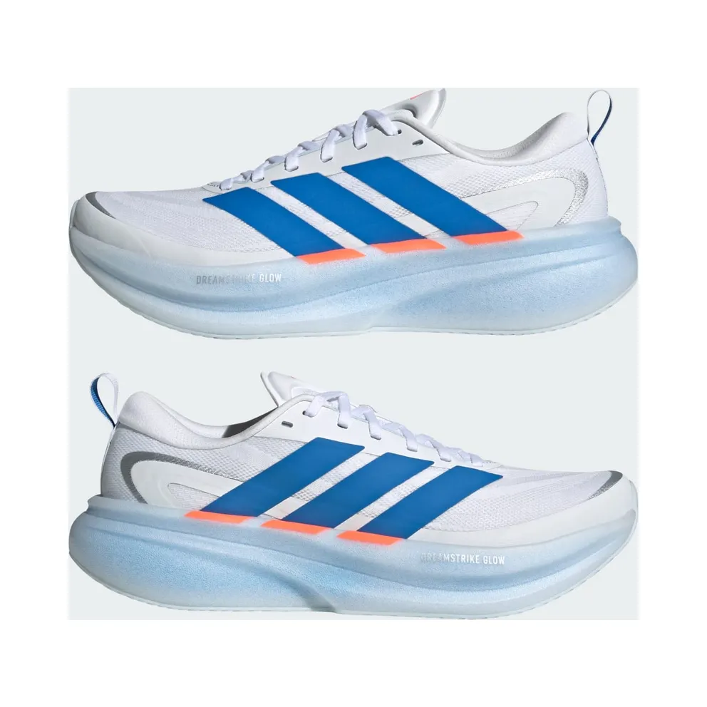 Adidas SUPERNOVA GLIDE Running Shoes Cloud White / Ray Blue / Lucid Orange (KJ1869)