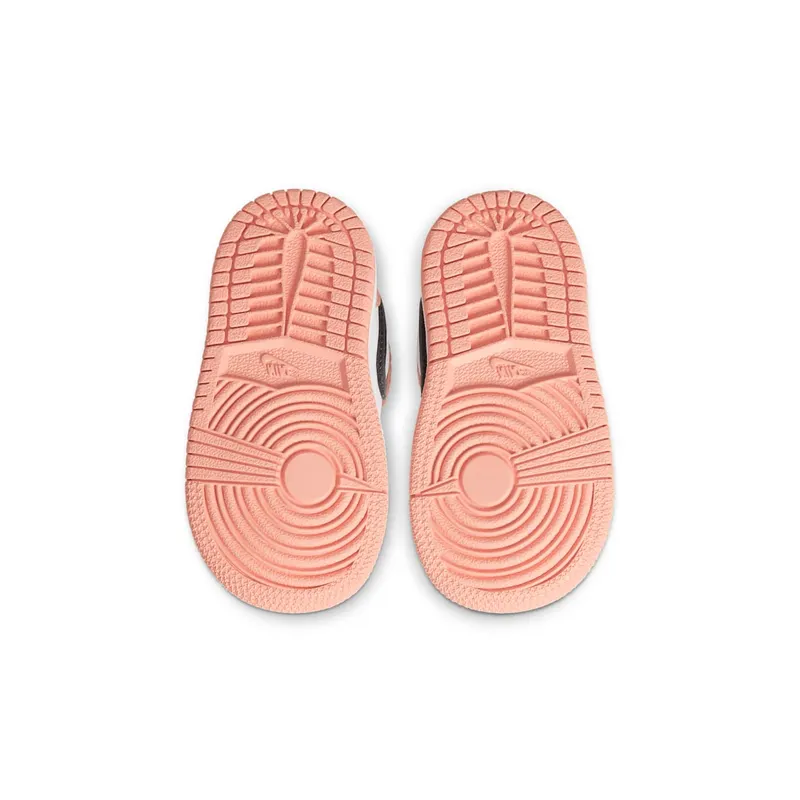 Jordan 1 Mid Pink Quartz (TD) Pink Quartz/White-Dark Smoke Grey (644507-603)