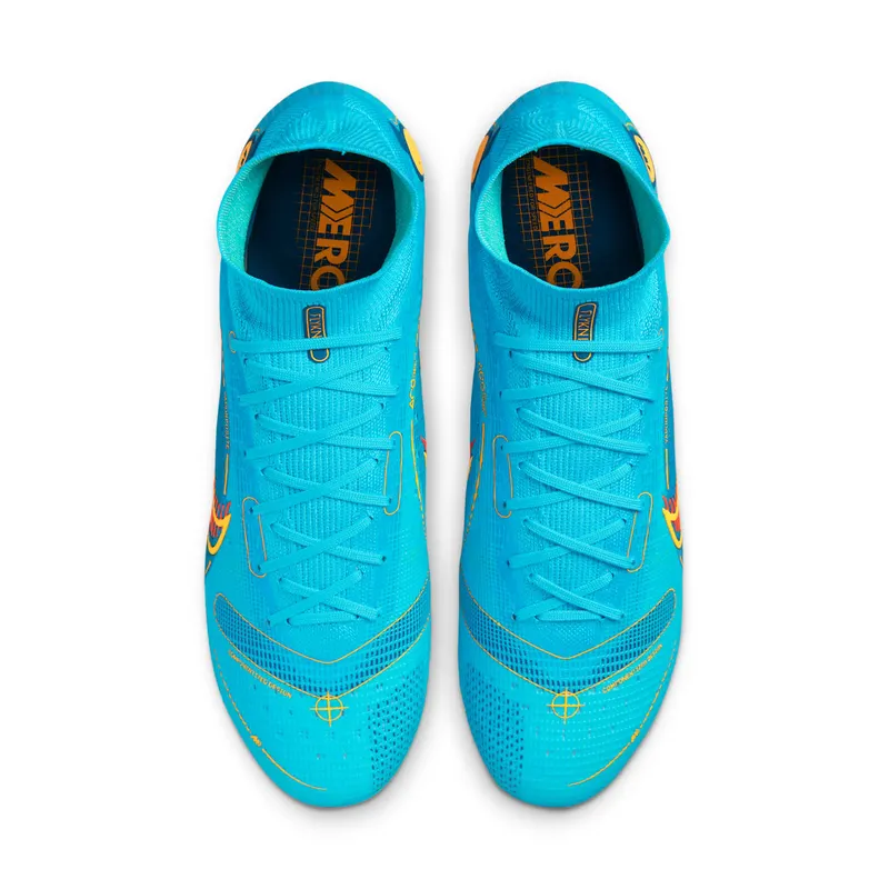 Nike Mercurial Superfly 8 Elite AG Chlorine Blue Laser Orange (DJ2841-484)