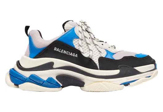 Balenciaga Triple S Black Blue