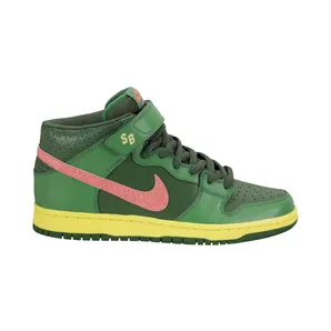 Nike Dunk Mid Pro SB ‘Watermelon’ Lucky Green/Atmc Rd-Frtrss Grn (314383-363)