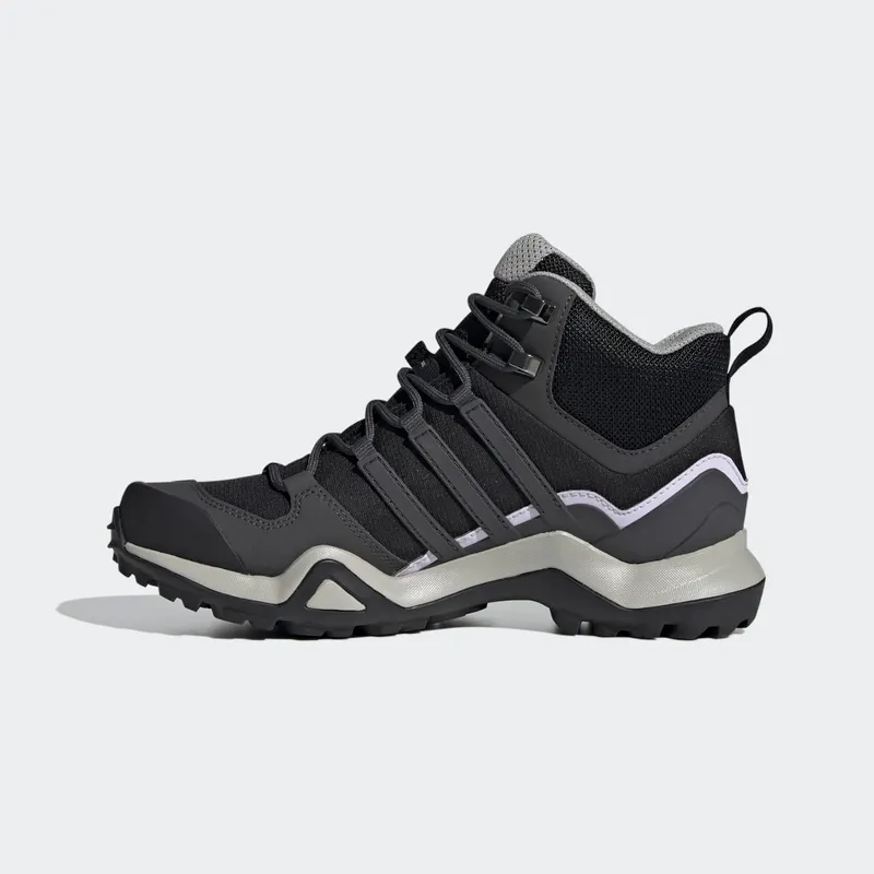 adidas Terrex Swift R2 Mid GORE-TEX Hiking Core Black / Dgh Solid Grey / Purple Tint (EF3357)