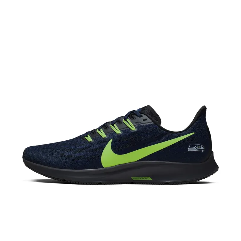 Nike Air Zoom Pegasus 36 Seattle Seahawks College Navy/Black-Action Green (CI1947-400)