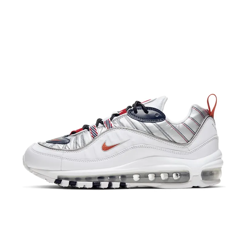 Nike Air Max 98 Starfish (W) White/Starfish-Wolf Grey-Gym Red (CQ3990-100)