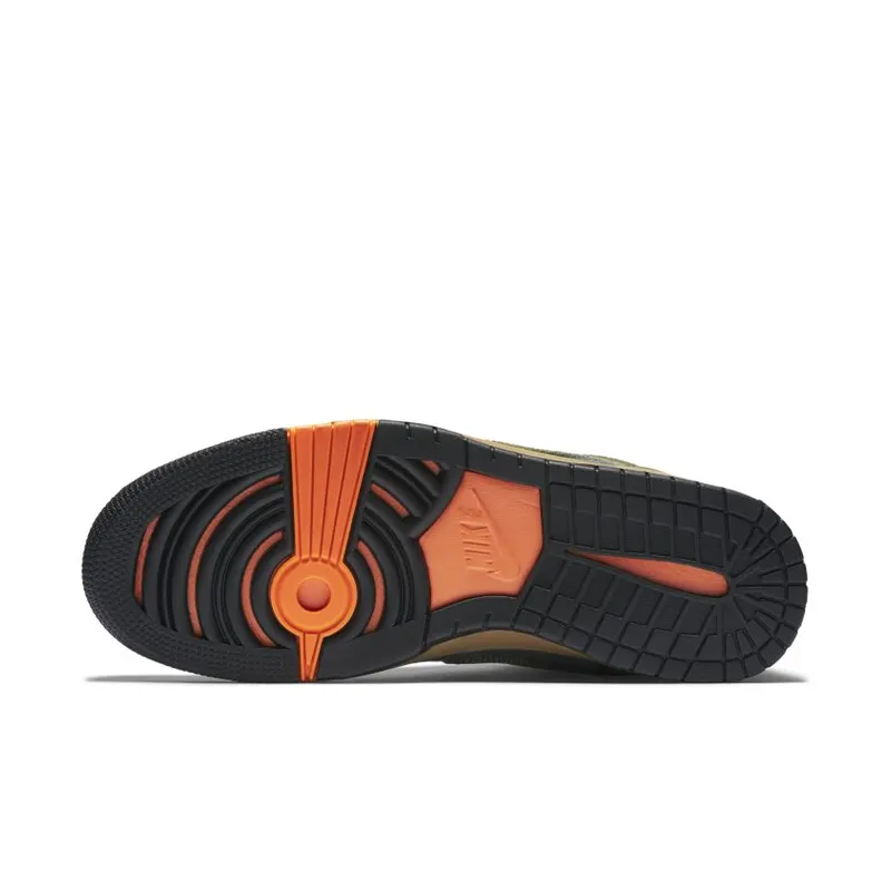 Nike Dunk CMFT Swoosh Social Club Olive Medium Olive/Gum Light Brown-Total Orange-Black (705433-200)