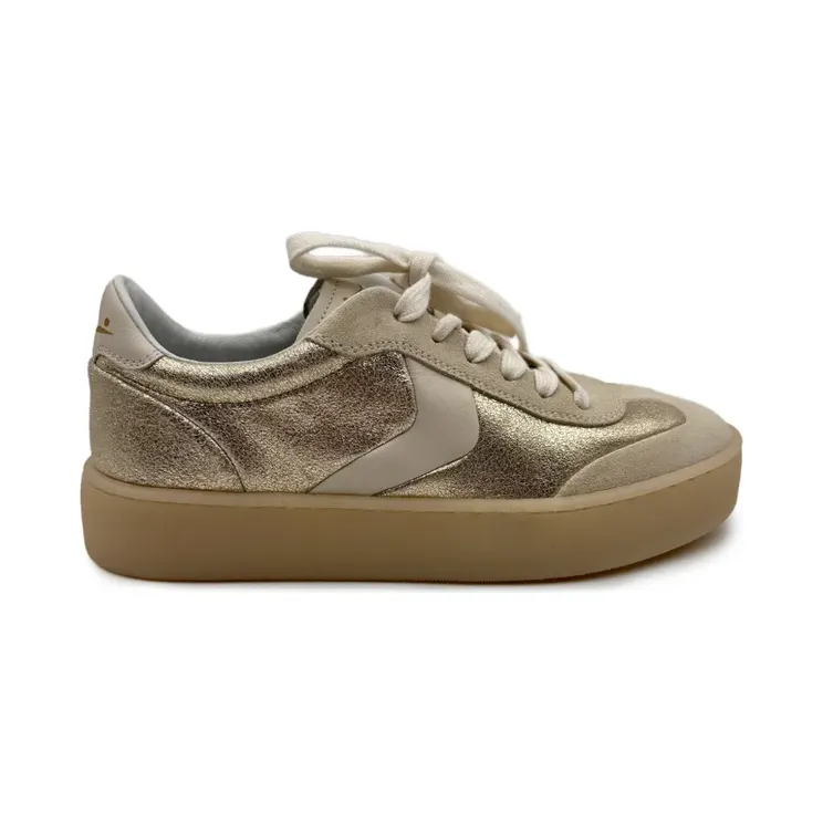 Voile Blanche MIND-02 suède low-top “Gold” (MIND02SUEDE)