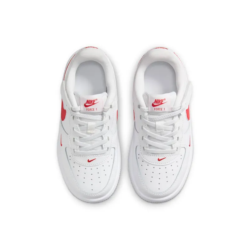 Nike Force 1 Low EasyOn PS “White / University Red” (HM9652-101)