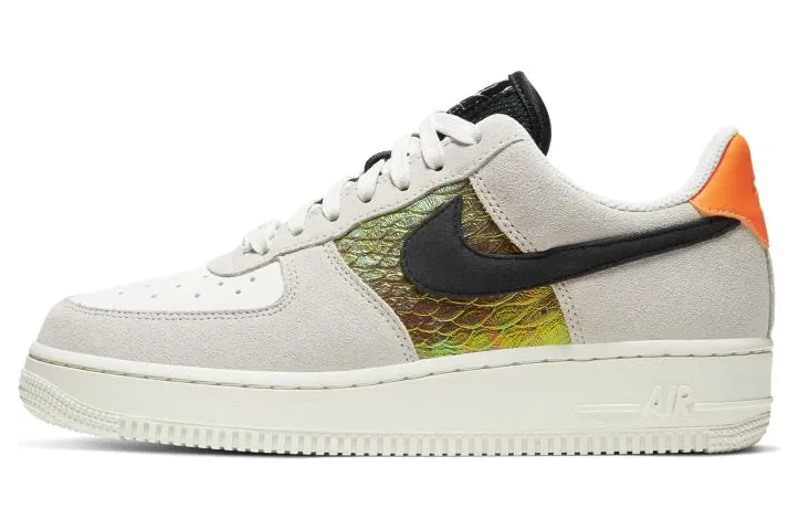 Nike Air Force 1 Low ‘Iridescent Snakeskin’ Light Bone/Sail/Hyper Crimson/Black (CW2657-001)