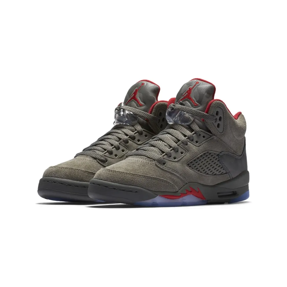 Jordan 5 Retro P51 Camo (GS) Dark Stucco/University Red-River Rock (440888-051)