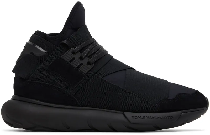 Y-3 Black Qasa High Sneakers (IG9434)