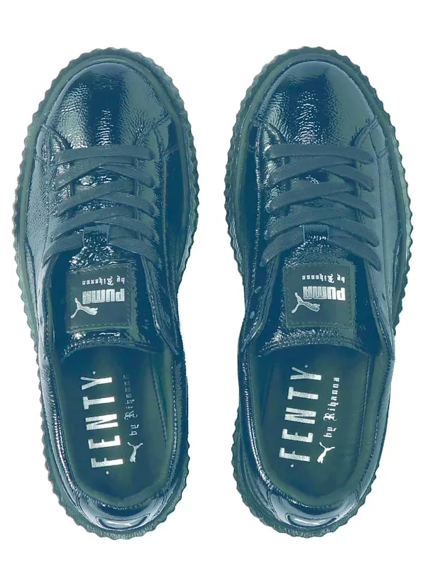 Puma Creeper Rihanna Fenty Cracked Leather Black