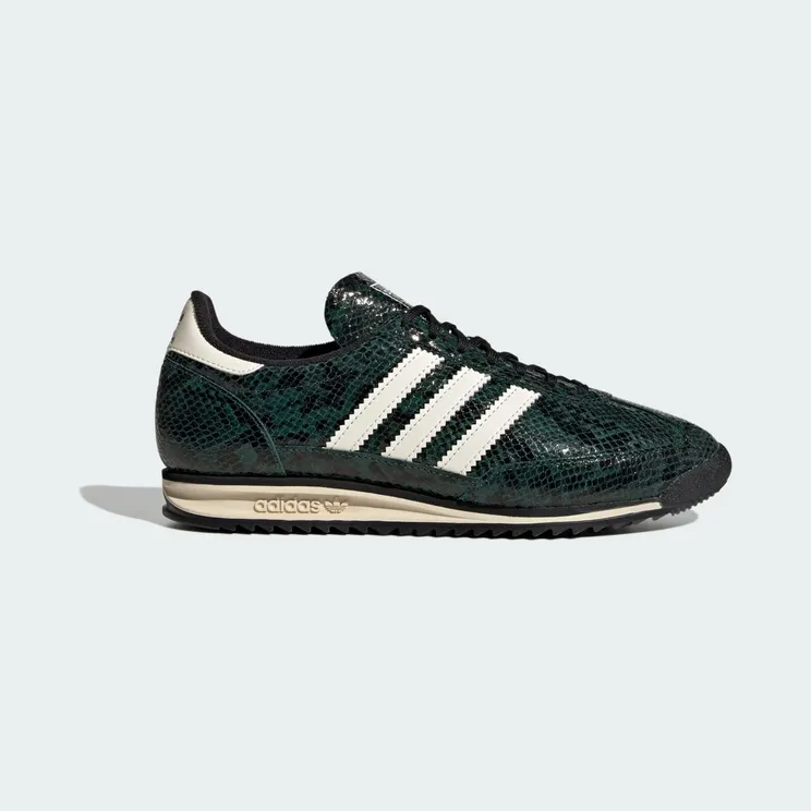 Adidas SL 72 OG Sneakers Collegiate Green / Core Black / Cream White “Snake” (JS3982)