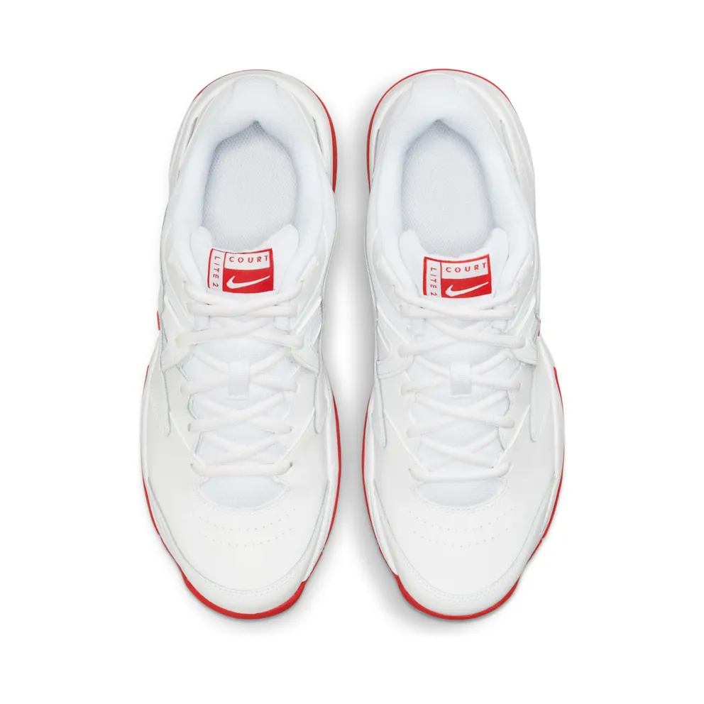 NikeCourt Lite 2 Hardcourt “White / University Red” (AR8836-177)