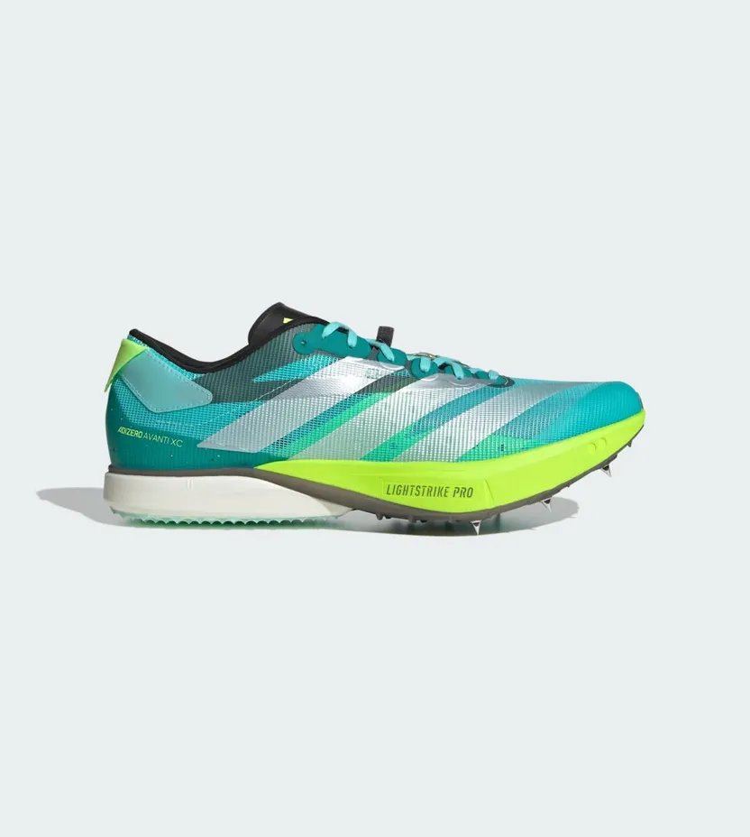 Adidas Adizero Avanti XC Flash Aqua / Zero Metalic / Lucid Lemon (JR5077)