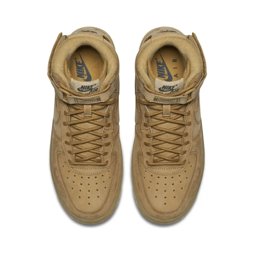 Nike Air Force 1 High Wheat 2015 (GS) Flax/Flax-Outdoor Green (807617-200)