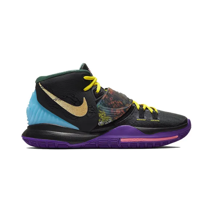 Nike Kyrie 6 ‘Chinese New Year’ “Black / Laser Blue / Digital Pink / Metallic Gold” (CD5030-001)