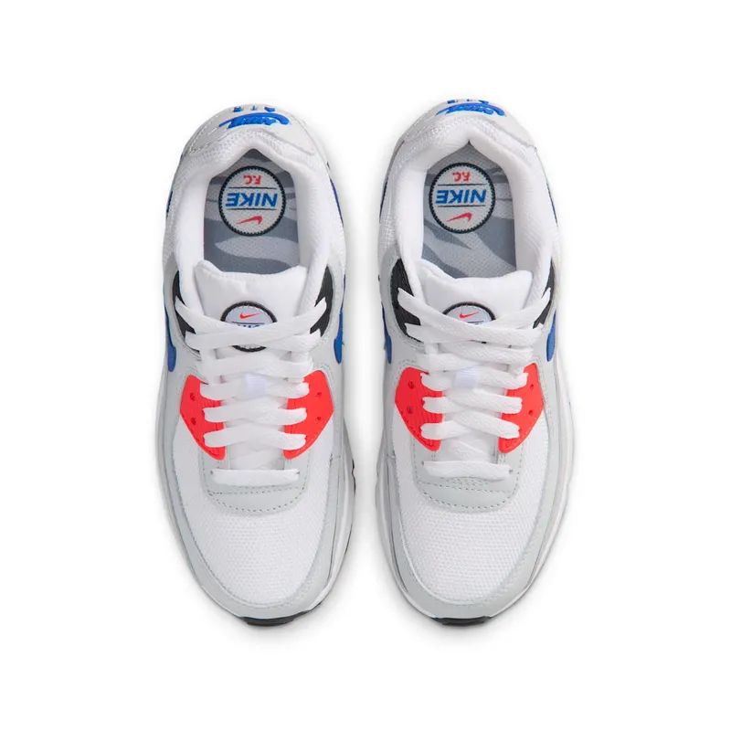 Nike Air Max 90 White/Photon Dust/Bright Crimson/Game Royal (IR3589-100)