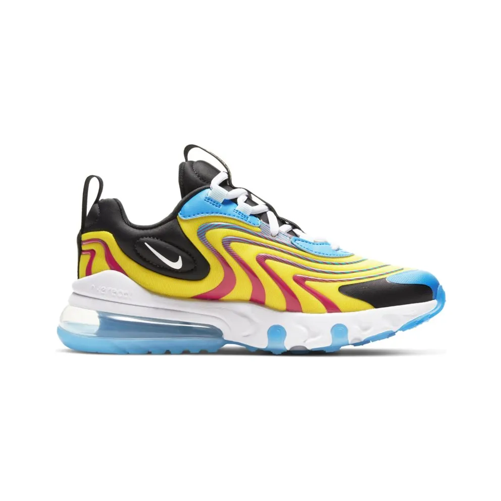 Nike Air Max 270 React Yellow Red (GS) Yellow/Red-Blue-Black-White (CD6870-700)