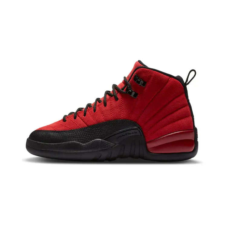 Air Jordan 12 Retro GS Reverse Flu Game “Varsity Red / Black” (153265-602)
