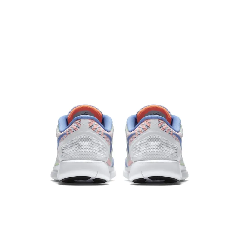 Nike  Free 5.0 Multi-Color (GS) White/Chalk Blue-Volt-White (725114-101)