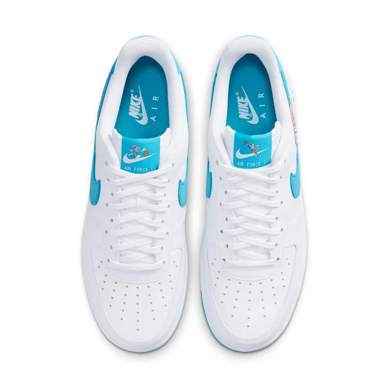 Nike Air Force 1 Low Hare Space Jam (GS) (2021) – “White / Light Blue Fury / White” (DJ7998-100)