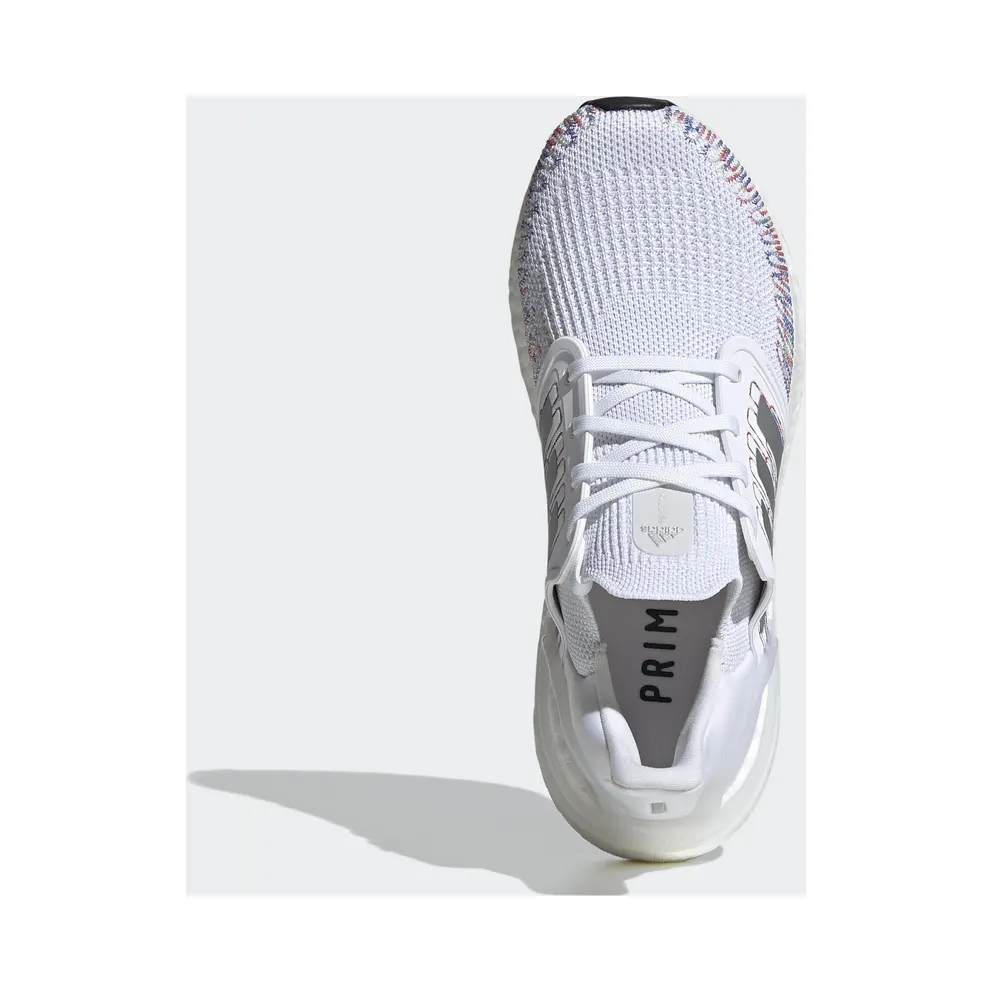 adidas Ultra Boost 20 White Multi (W) Cloud White/Silver Metallic/Multi-Color (EG0728)