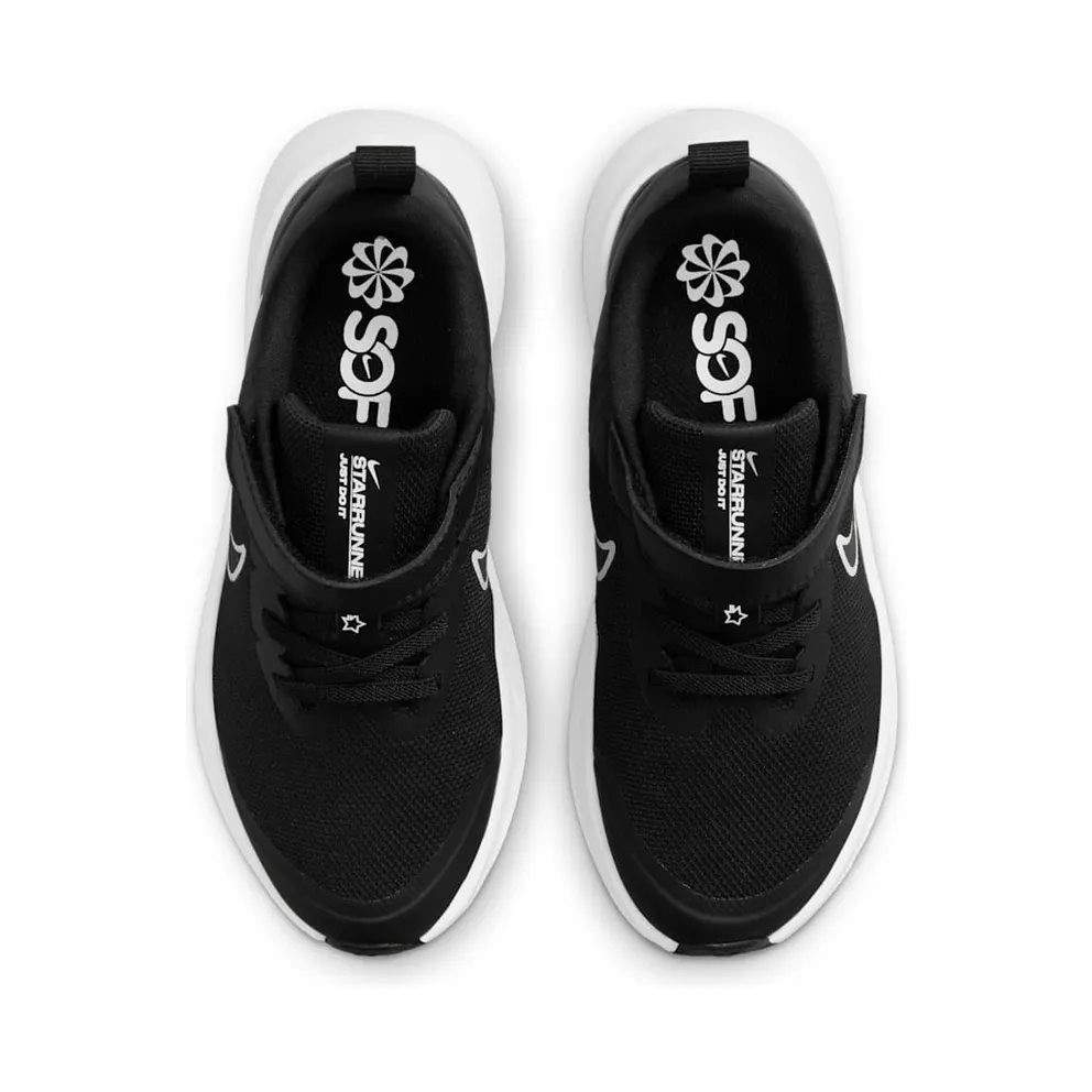 Nike Star Runner 3 Younger Kids’ Black 50% Sustainable Materials (DA2777-003)