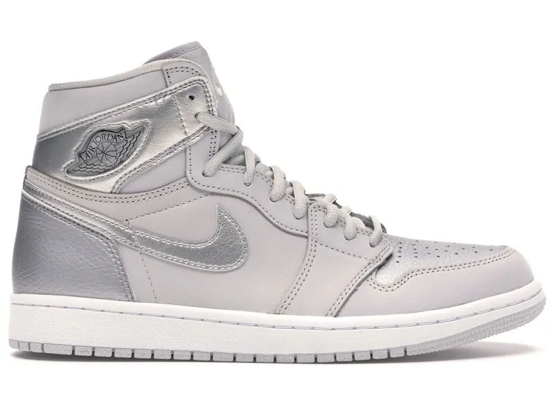 Jordan 1 Retro High Japan Metallic Silver (Special Box) (2020) ((Special Box) 136060-001)